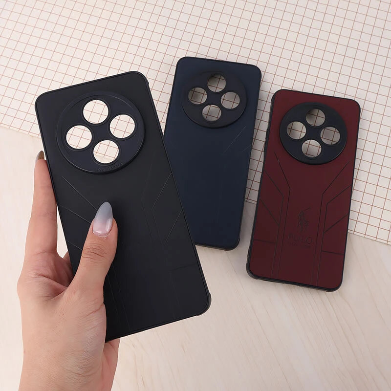 قاب چرمی Polo Ralph Laren شیائومی Redmi 14C / Poco C75 طرح دار محافظ لنزدار