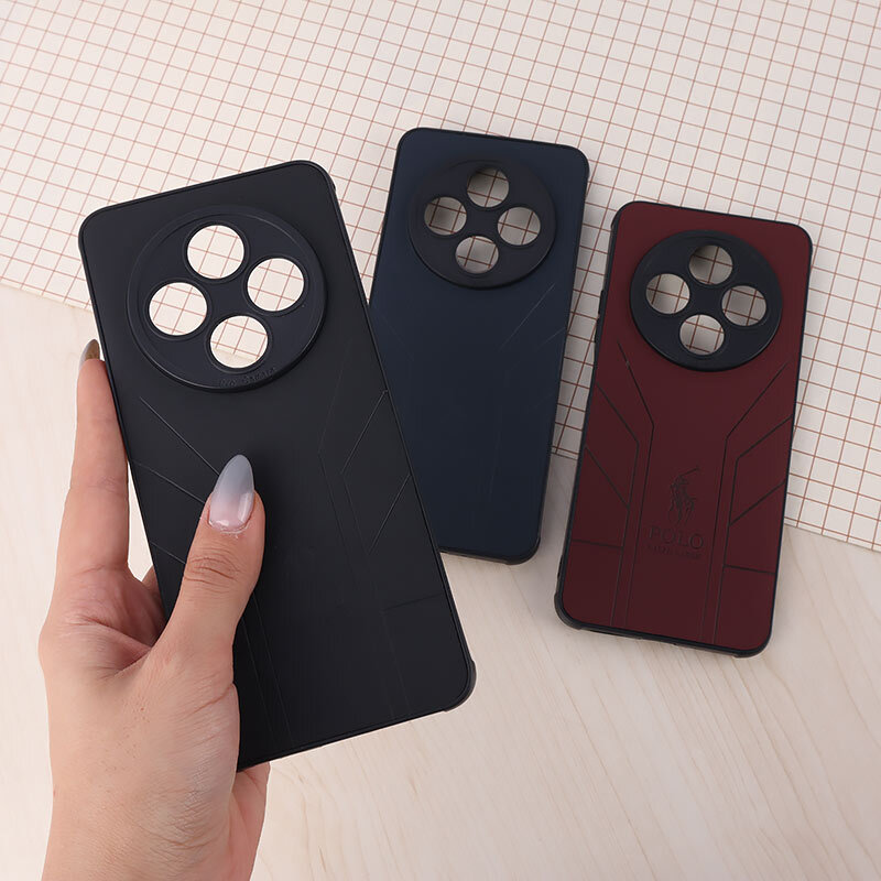 قاب چرمی Polo Ralph Laren شیائومی Redmi 14C / Poco C75 طرح دار محافظ لنزدار