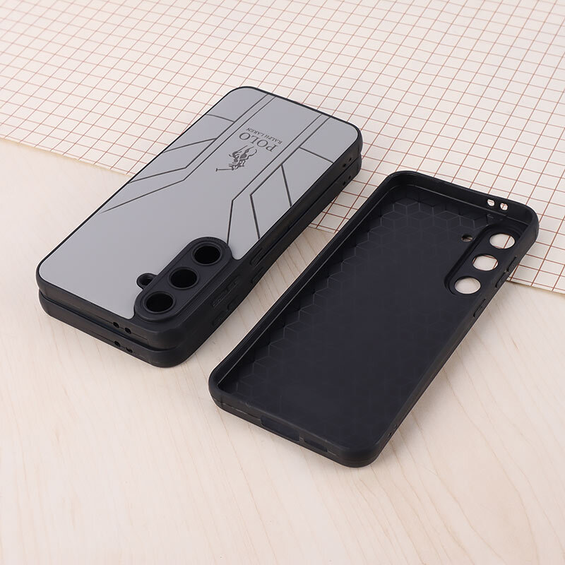 قاب چرمی Polo Ralph Laren سامسونگ Galaxy S24 FE طرح دار محافظ لنزدار