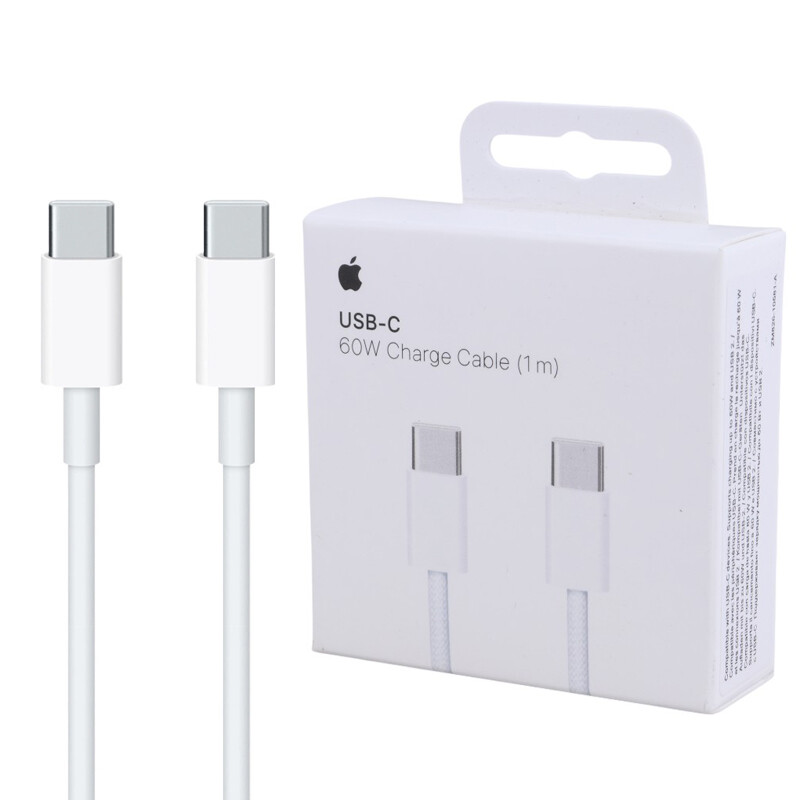 کابل تبدیل Apple A2795 MQKJ3ZM/A Type-C to Type-C 60W 1m