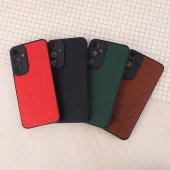قاب چرمی Polo Ralph Laren سامسونگ Galaxy A55 طرح دار محافظ لنزدار