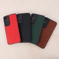 قاب چرمی Polo Ralph Laren سامسونگ Galaxy A55 طرح دار محافظ لنزدار