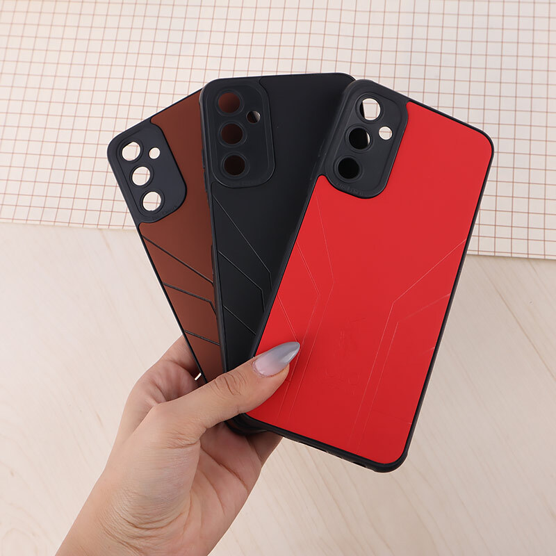 قاب چرمی Polo Ralph Laren سامسونگ Galaxy A05s طرح دار محافظ لنزدار