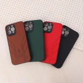 قاب چرمی Polo Ralph Laren آیفون iPhone 13 Pro Max طرح دار محافظ لنزدار