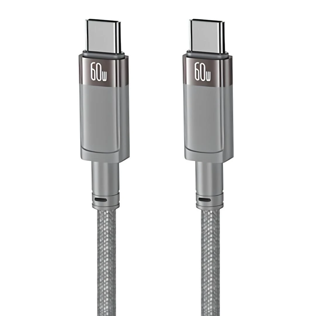 کابل تبدیل فست شارژ Yesido CA172C Type-C to Type-C 60W 1m
