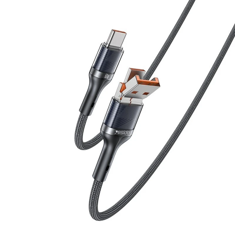 کابل تبدیل فست شارژ Yesido CA165C 60W 1.2m