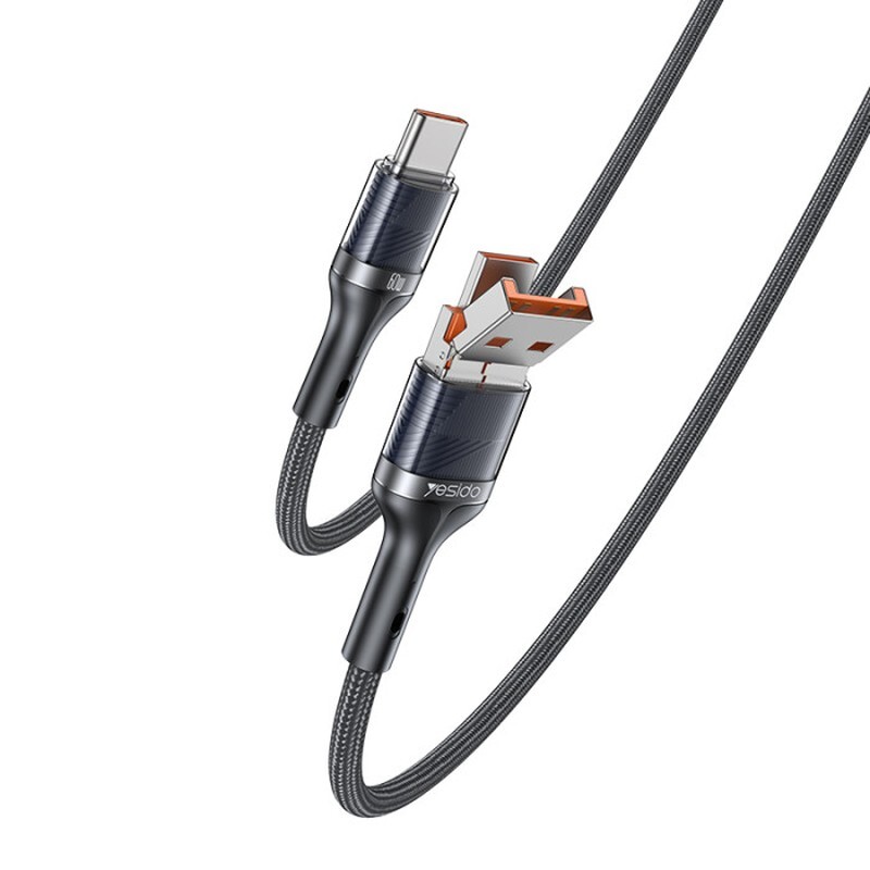 کابل تبدیل فست شارژ Yesido CA165C 60W 1.2m