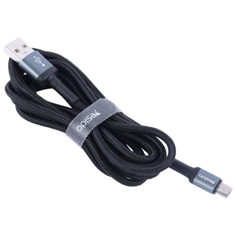 کابل میکرو یو اس بی فست شارژ Yesido CA75 2.4A 2m