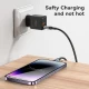 کابل تبدیل فست شارژ Yesido CA184 Type-C To Lightning 3A PD 27W 2m