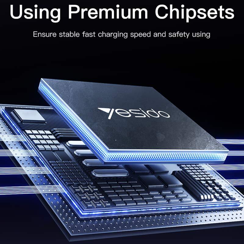 کابل تبدیل فست شارژ Yesido CA181 Type-C To Type-C PD 3A 60W 1.2m