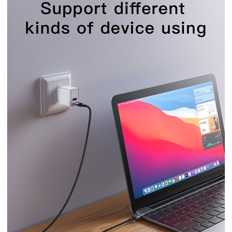 کابل تبدیل فست شارژ Yesido CA181 Type-C To Type-C PD 3A 60W 1.2m