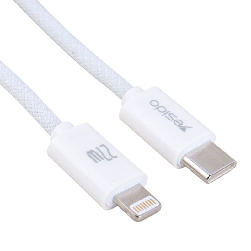 کابل تبدیل فست شارژ Yesido CA170 Type-C To Lightning PD 27W 1.2m