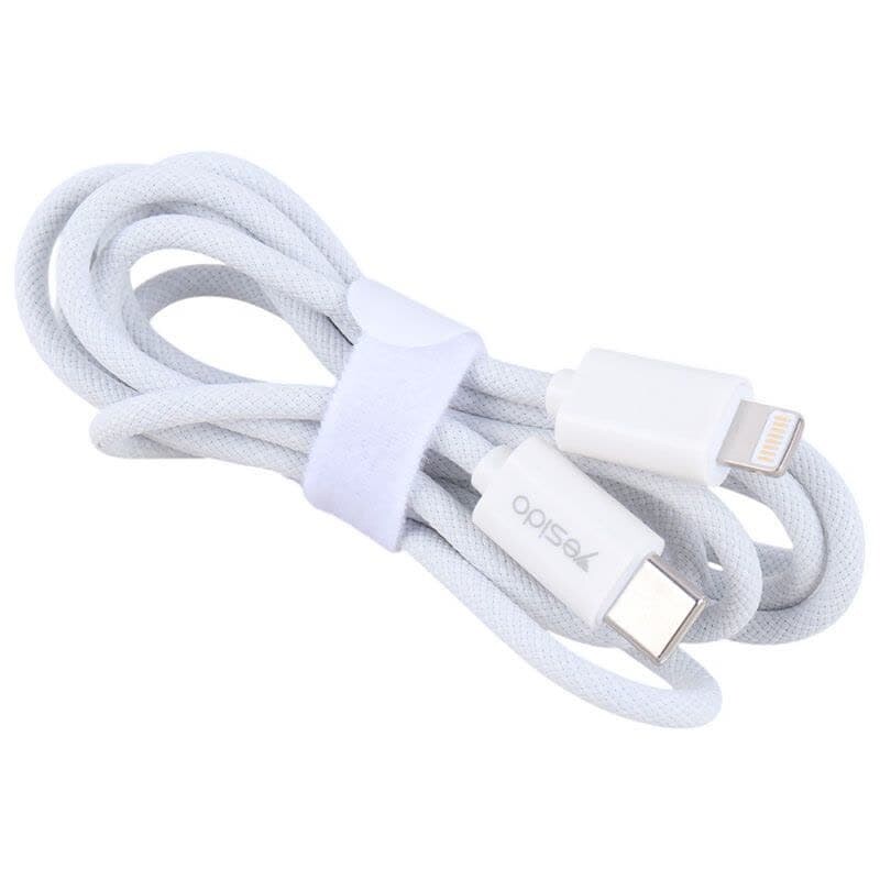 کابل تبدیل فست شارژ Yesido CA170 Type-C To Lightning PD 27W 1.2m