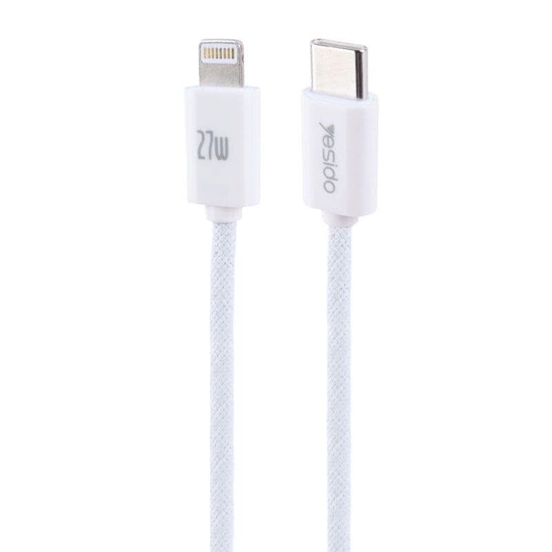 کابل تبدیل فست شارژ Yesido CA170 Type-C To Lightning PD 27W 1.2m