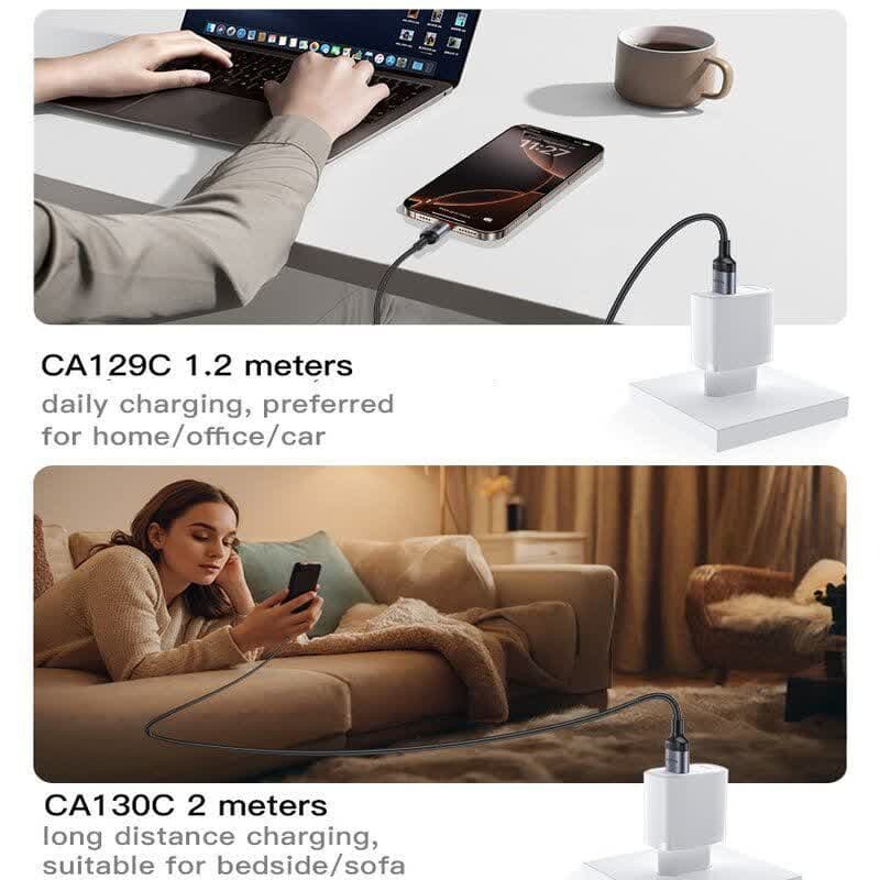 کابل تایپ سی فست شارژ Yesido CA129 3A 18W 1.2m