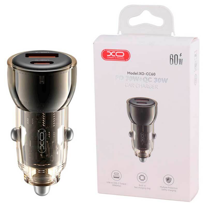 شارژر فندکی فست شارژ XO XO-CC60 3A QC3.0 PD3.0 30W