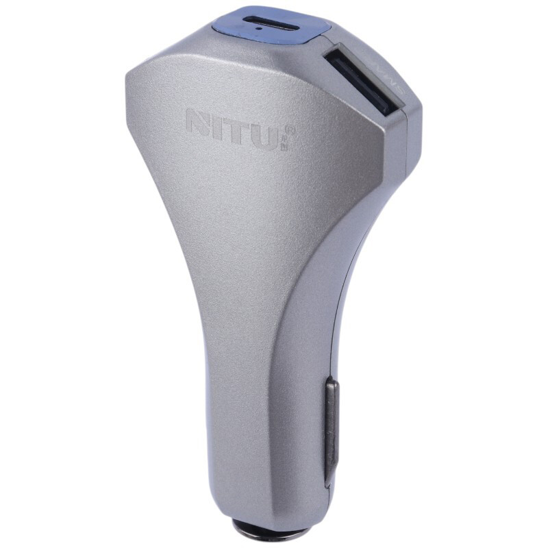 شارژر فندکی فست شارژر Nitu NT-CC15 QC3.0 PD 3A 18W