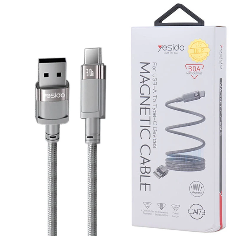 کابل تایپ سی فست شارژ Yesido CA173 3A 1m