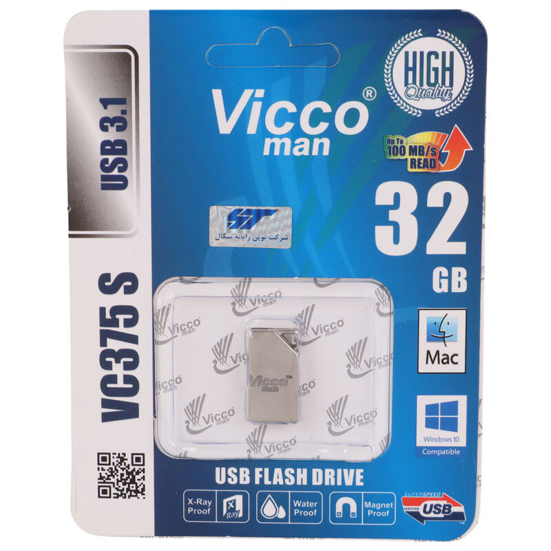 فلش 32 گیگ ویکومن Vicco Man VC375S USB3.1