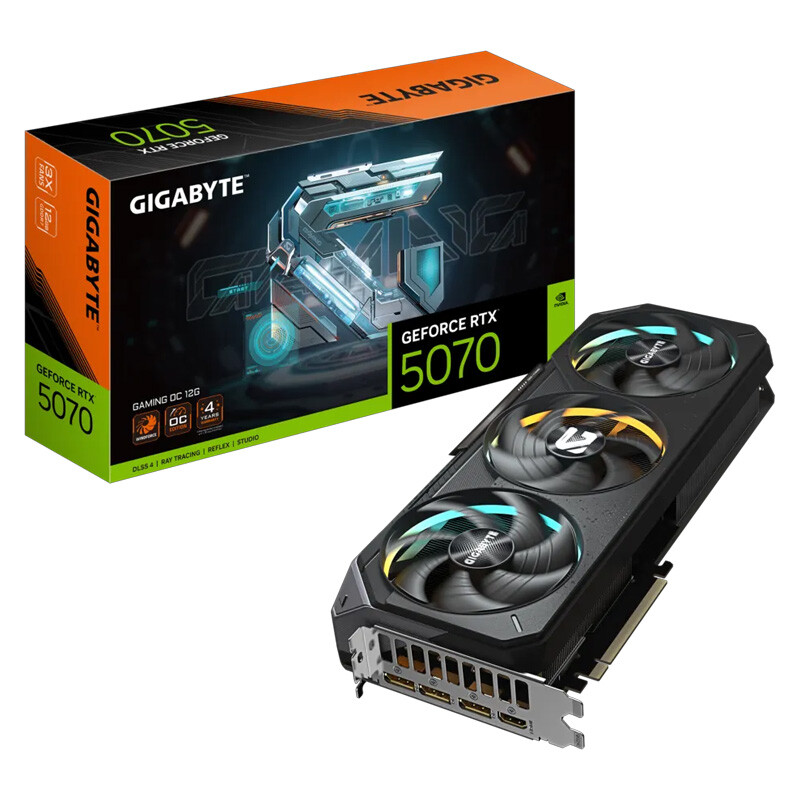 کارت گرافیک GIGABYTE GeForce RTX 5070 GAMING OC 12GB GDDR7 192Bit