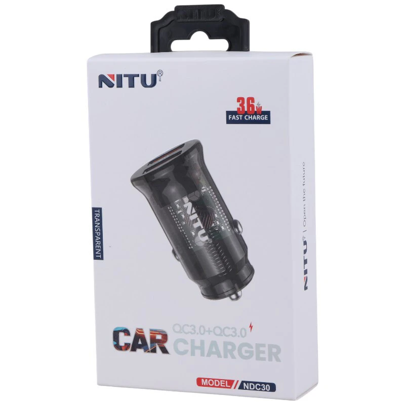 شارژر فندکی فست شارژ Nitu NDC30 QC PD 3A 36W