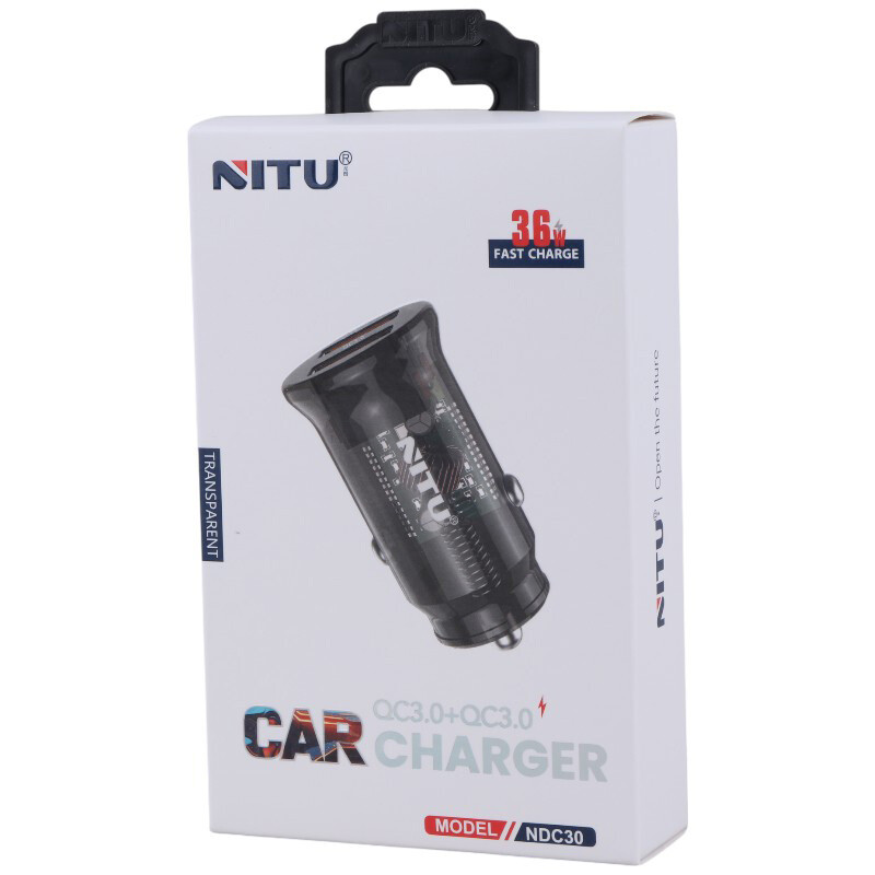 شارژر فندکی فست شارژ Nitu NDC30 QC PD 3A 36W