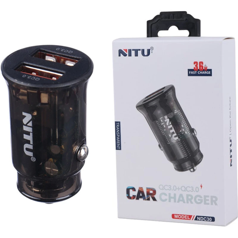 شارژر فندکی فست شارژ Nitu NDC30 QC PD 3A 36W