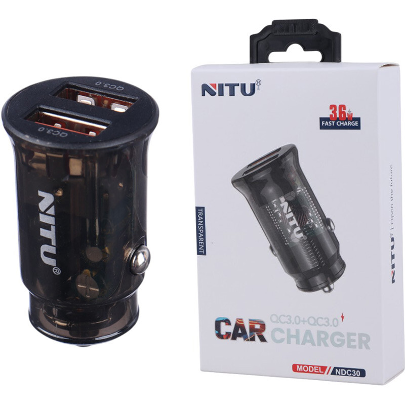 شارژر فندکی فست شارژ Nitu NDC30 QC PD 3A 36W