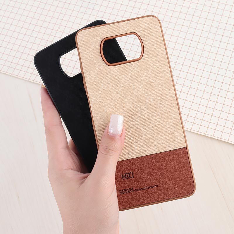 قاب چرمی HDCI شیائومی Poco X3 / X3 NFC / X3 Pro دو تکه طرح دار