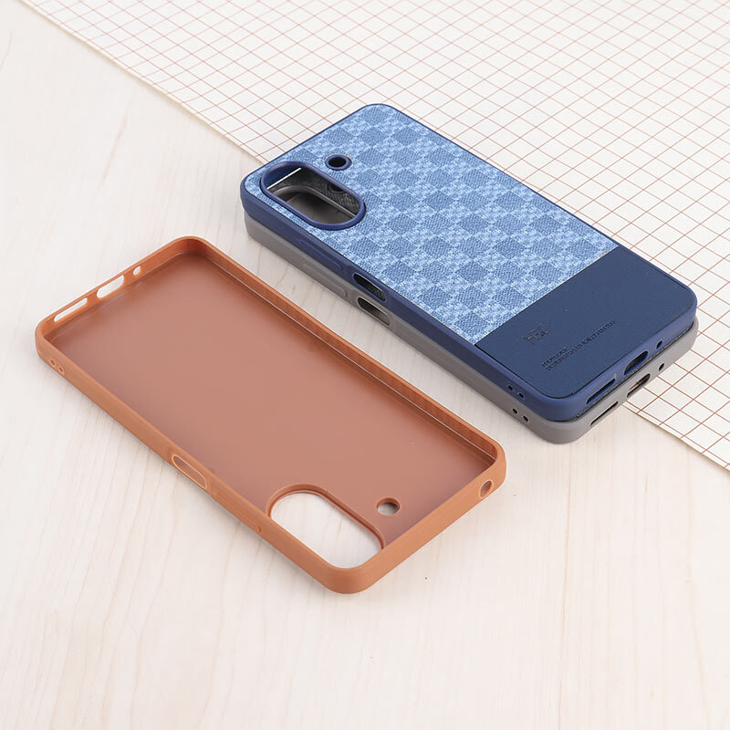 قاب چرمی HDCI شیائومی Redmi 13C / Poco C65 دو تکه طرح دار