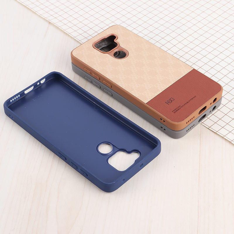 قاب چرمی HDCI شیائومی Redmi Note 9 / Redmi 10x 4G دو تکه طرح دار