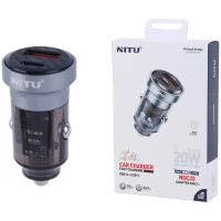 شارژر فندکی فست شارژ Nitu NDC33 3A QC3.0 PD 20W
