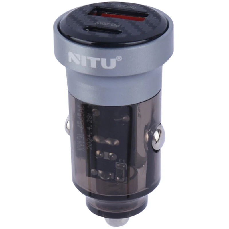 شارژر فندکی فست شارژ Nitu NDC33 3A QC3.0 PD 20W