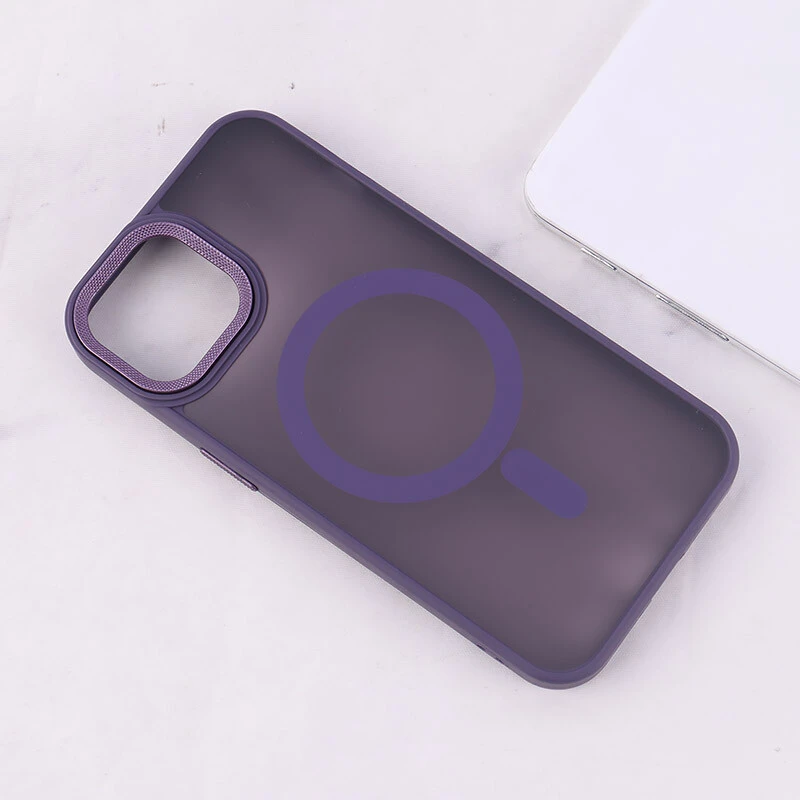 قاب PC مگ سیف آیفون iPhone 13 / 14 پشت مات محافظ لنز متال
