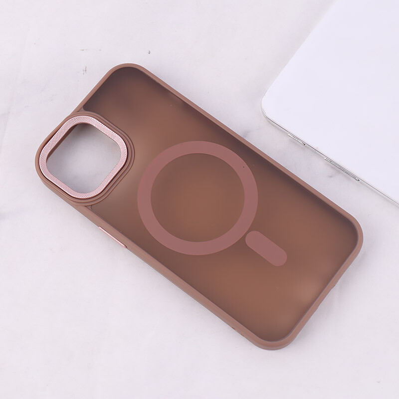 قاب PC مگ سیف آیفون iPhone 13 / 14 پشت مات محافظ لنز متال