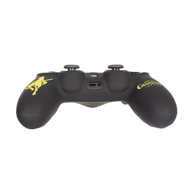 روکش دسته بازی PS4 طرح گنشین ایمپکت مشکی زرد