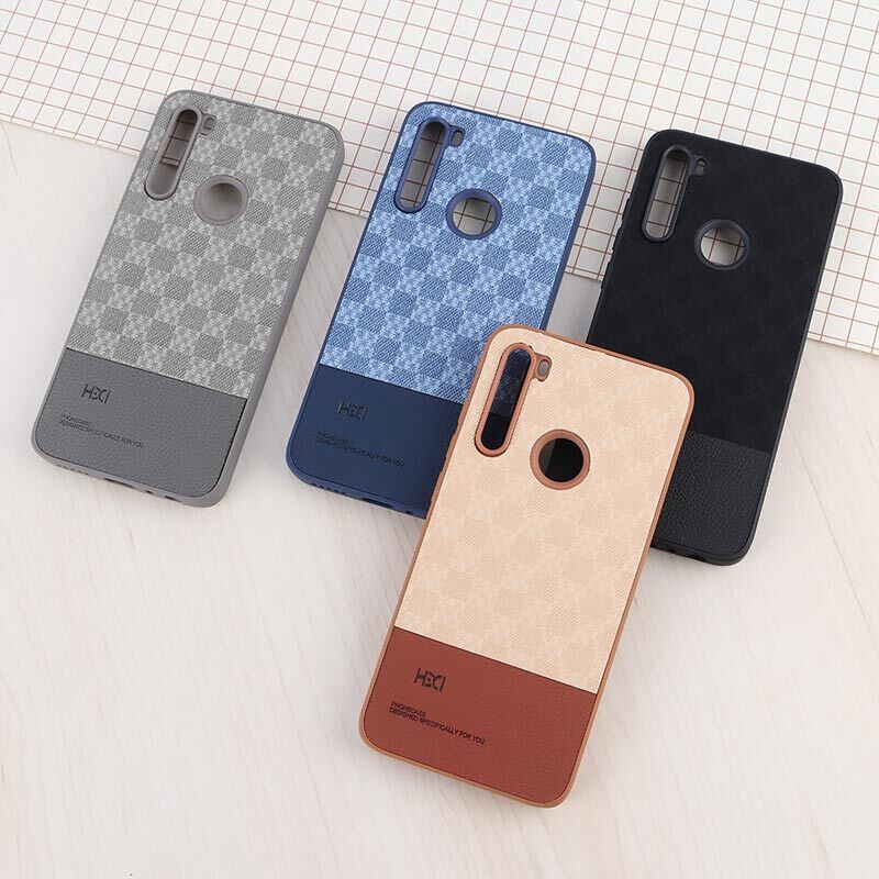 قاب چرمی HDCI شیائومی Redmi Note 8 دو تکه طرح دار