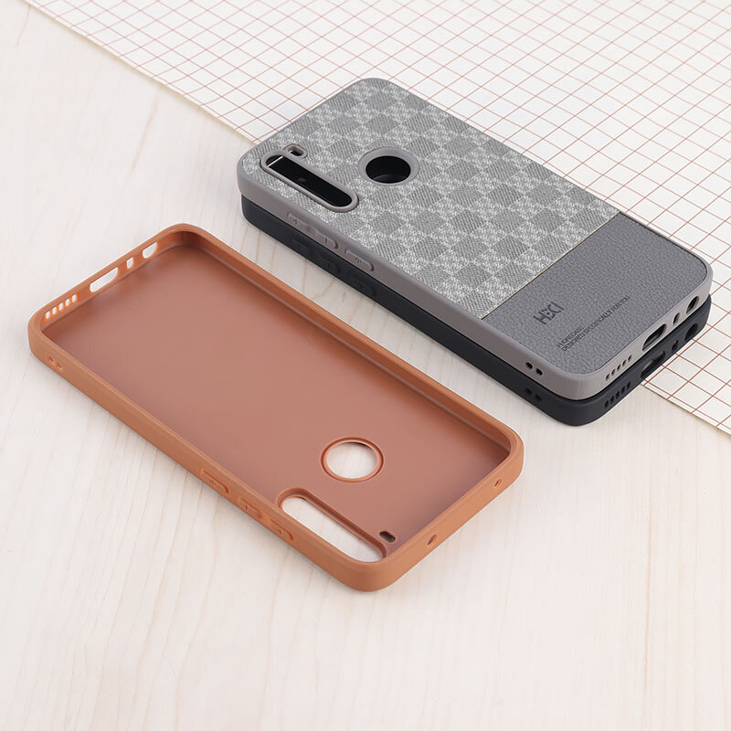 قاب چرمی HDCI شیائومی Redmi Note 8 دو تکه طرح دار