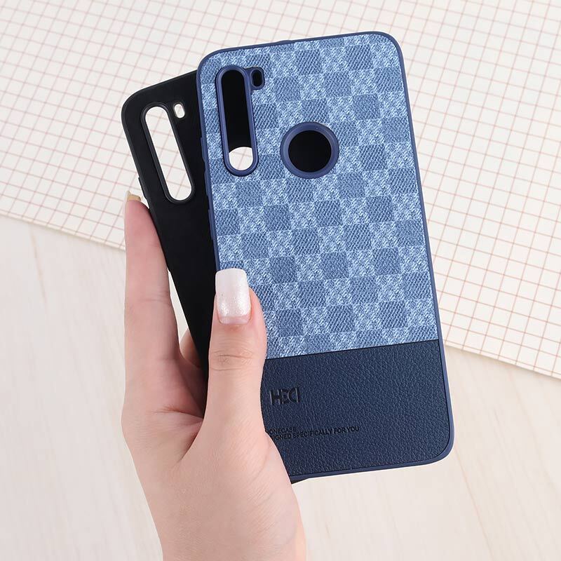 قاب چرمی HDCI شیائومی Redmi Note 8 دو تکه طرح دار