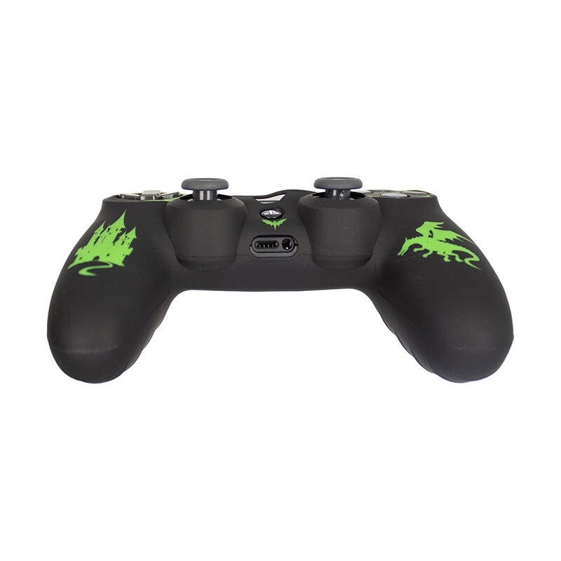 روکش دسته بازی PS4 طرح دراگون مشکی سبز