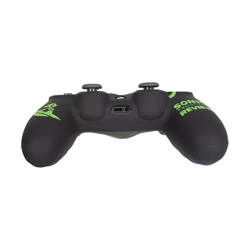 روکش محافظ دسته PS4 لیزری مشکی سبز طرح سونیک