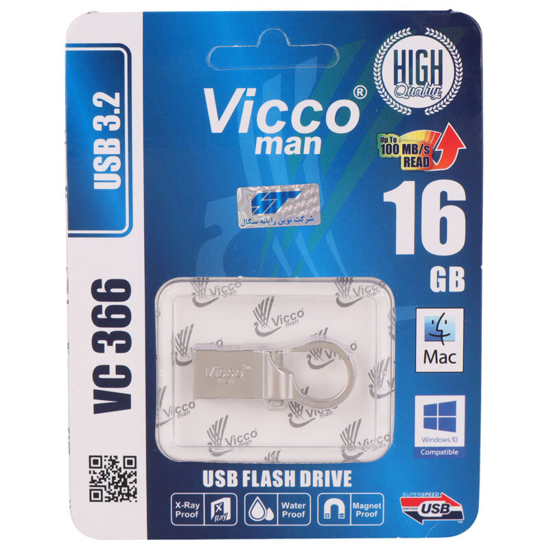 فلش 16 گیگ ویکومن ViccoMan VC366 USB3.2