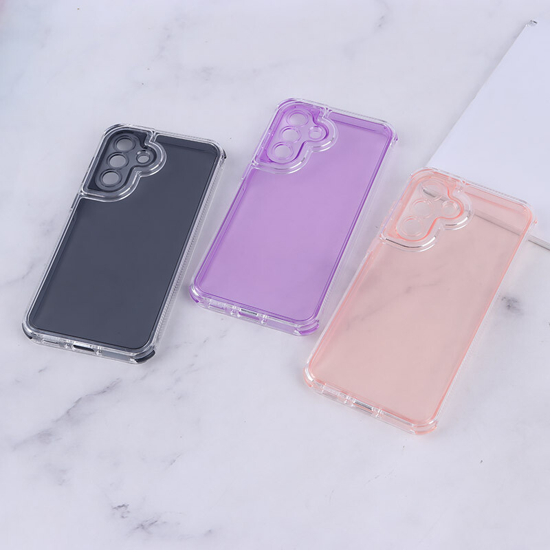 قاب ضد ضربه Space سامسونگ Galaxy A56 رنگی محافظ لنزدار