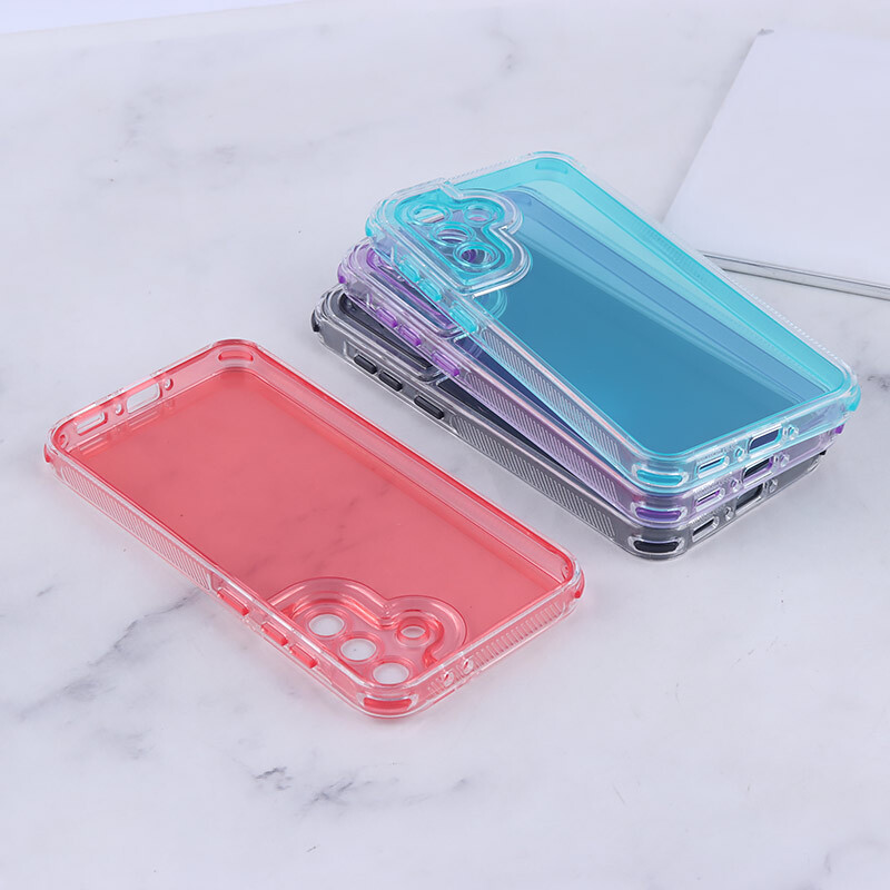 قاب ضد ضربه Space سامسونگ Galaxy A56 رنگی محافظ لنزدار