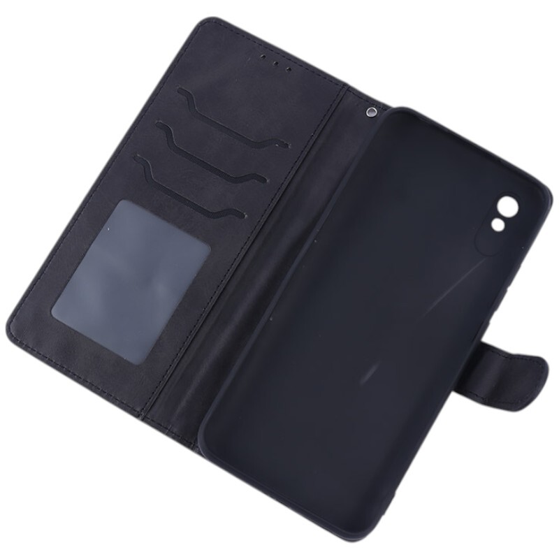 کیف چرمی مگنتی محافظ لنزدار شیائومی Redmi 9A