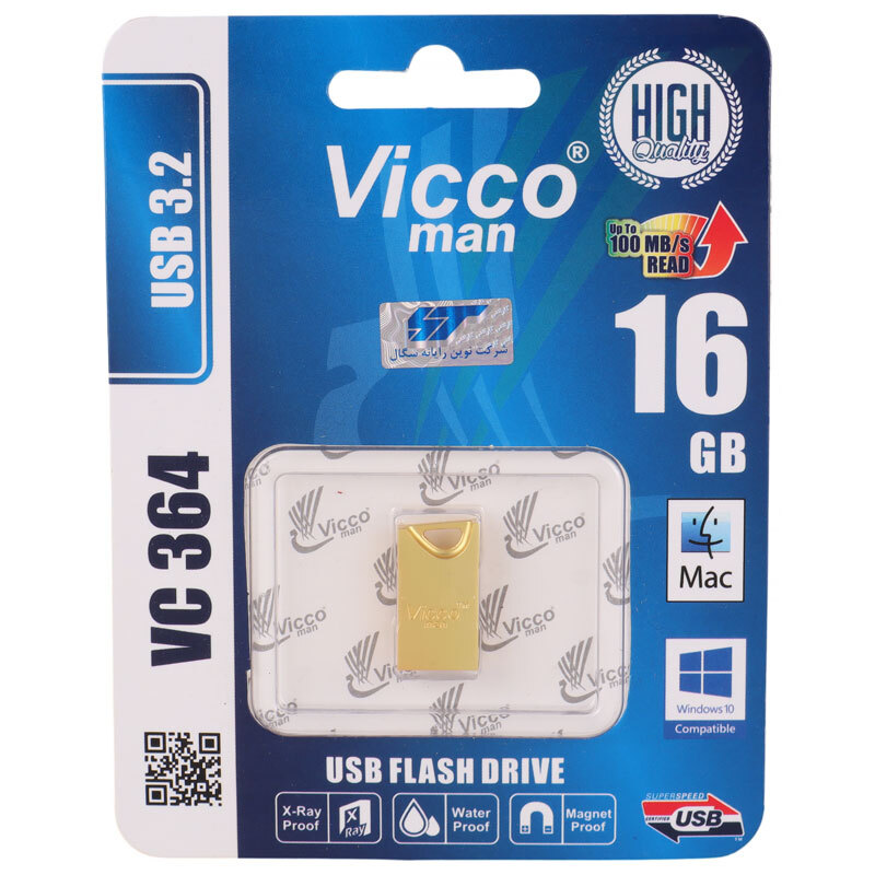 فلش 16 گیگ ویکومن ViccoMan VC364 USB3.2