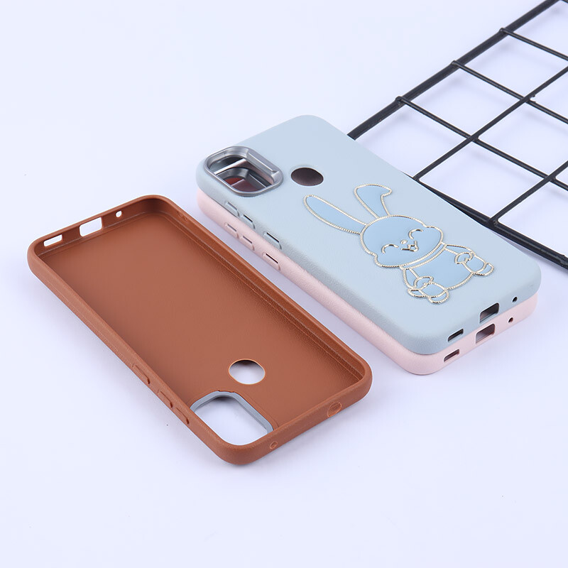 قاب چرمی ژله ای Leather سامسونگ Galaxy A11 / M11 طرح خرگوش
