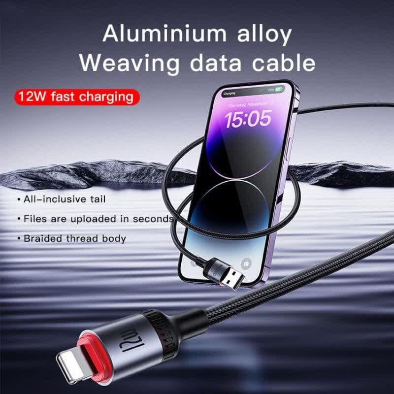 کابل آیفونی فست شارژ Yesido CA130L 2.4A 12W 2m