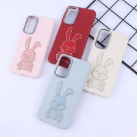 قاب چرمی ژله ای Leather سامسونگ Galaxy A16 4G / A16 5G طرح خرگوش