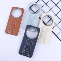 قاب چرمی ژله ای Leather شیائومی Redmi 14C / Poco C75 طرح خرگوش